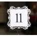 Table Card Wholesale Laser Cut Number Card NO.1-NO.10,No.11-NO.20